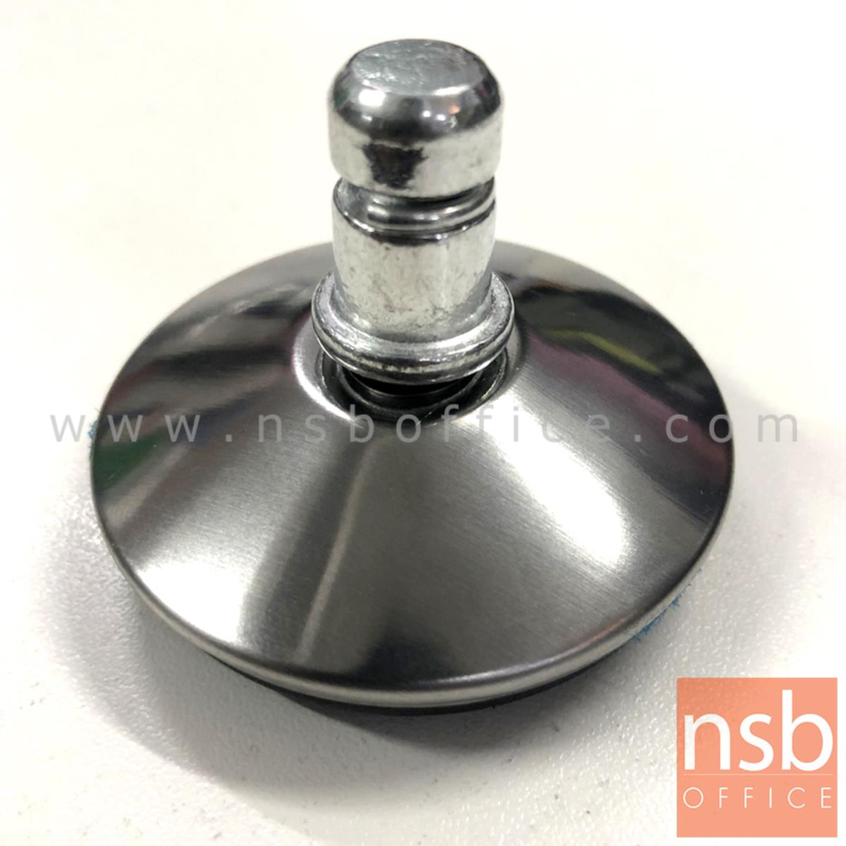 B27A057:ปุ่มขาแบบเงา  ขนาด Di 5 cm. แบบเดือยเสียบ ชุดละ 5 ลูก
