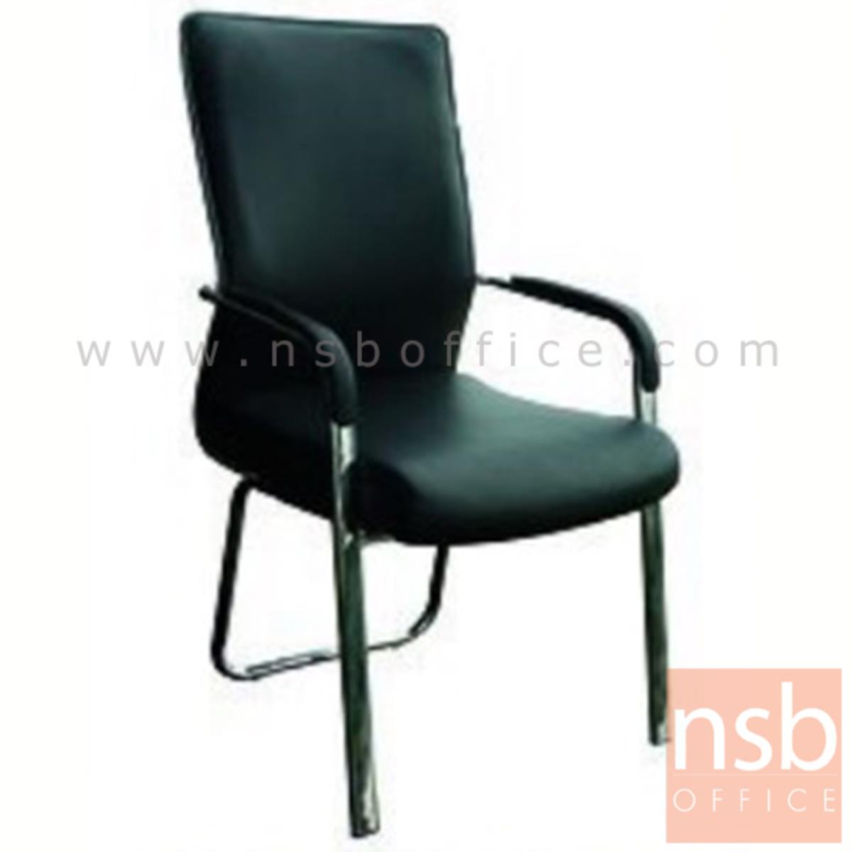 เก้าอี้รับแขก รุ่น ID-ZM3 หุ้มหนังเทียม โครงขาเหล็ก 