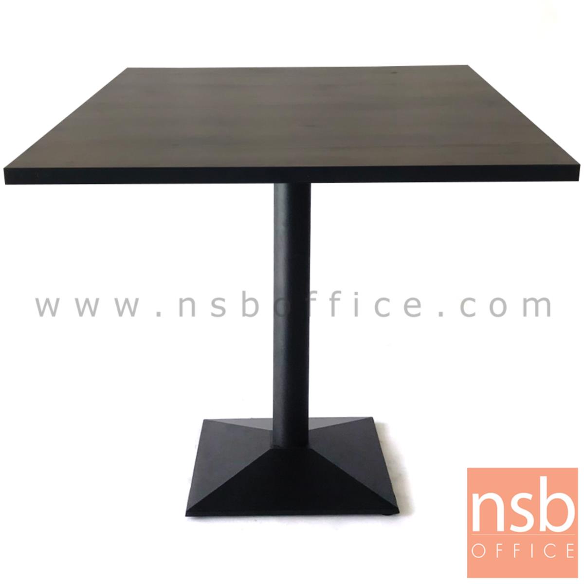 ขาโต๊ะบาร์ทรงสี่เหลี่ยมปิรามิด สีดำ รุ่น PIRAMID  