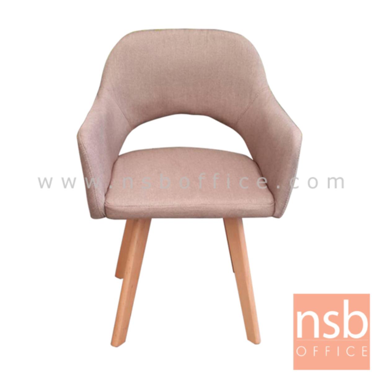 B29A255:เก้าอี้โมเดิร์นหนังเทียม รุ่น PN-18229 ขนาด 56W cm. โครงขาไม้