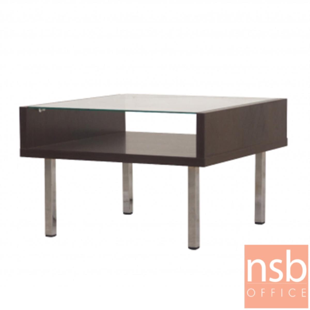 B13A246:โต๊ะกลางโซฟากระจกใส  รุ่น GD-TNY ขนาด 60W ,105W cm.  โครงไม้