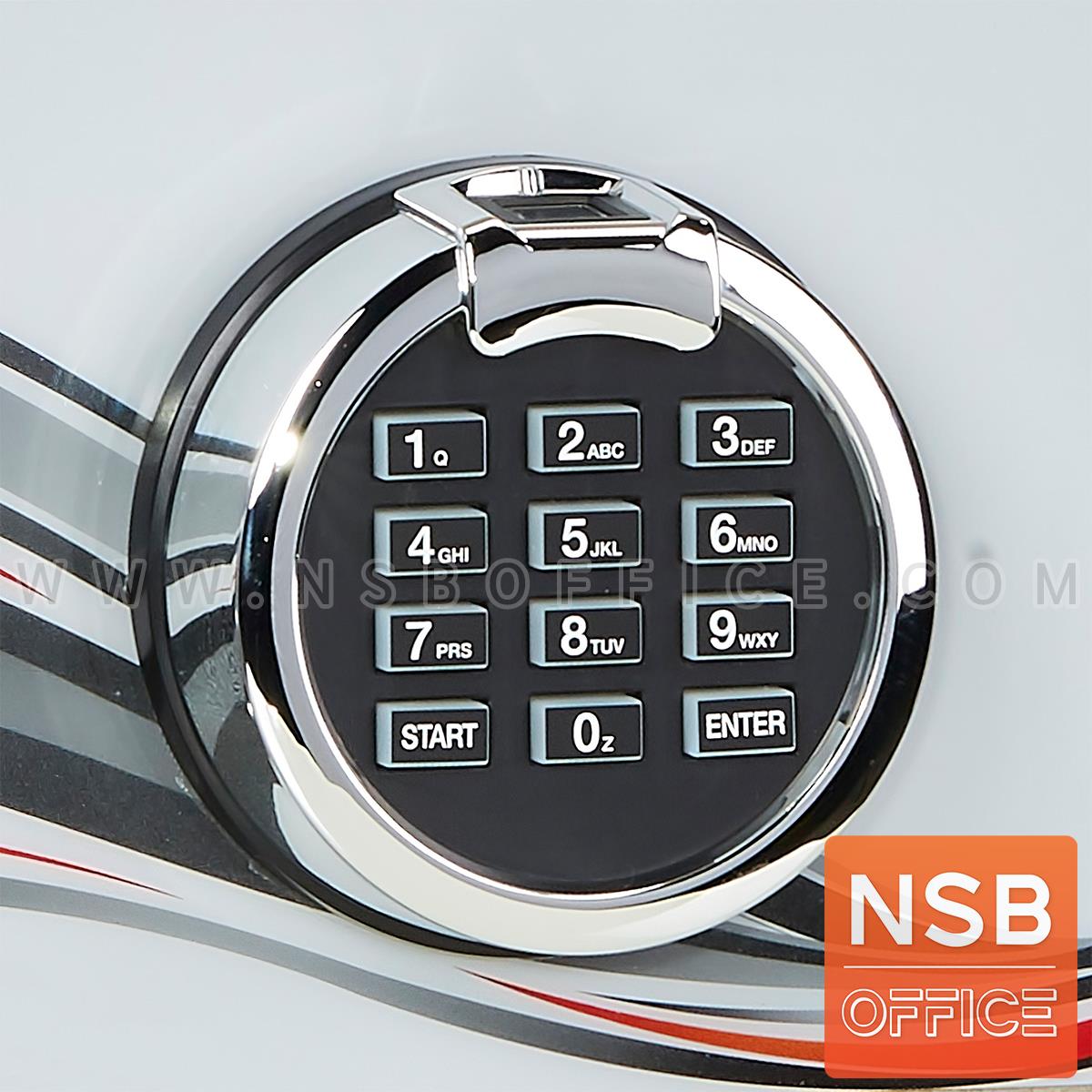 ตู้เซฟนิรภัยดิจิตอลระบบสแกนนิ้วมือ 190 กก.  รุ่น PRESIDENT-SB40DF 1 กุญแจ 1 รหัส 