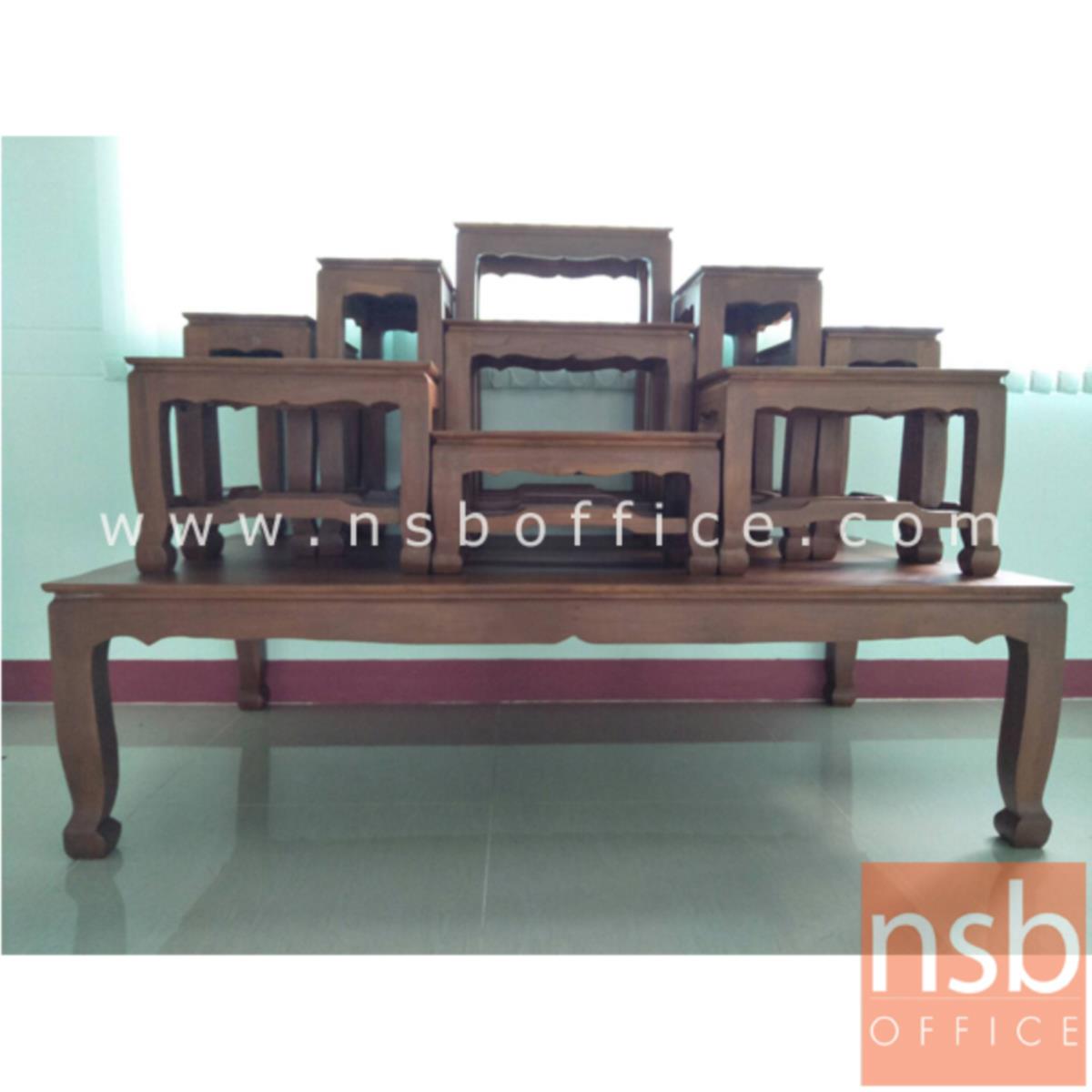 G18A004:โต๊ะหมู่บูชาหมู่ รุ่น NT03 หมู่ 9 หน้ากว้าง 7 , 9 นิ้ว 
