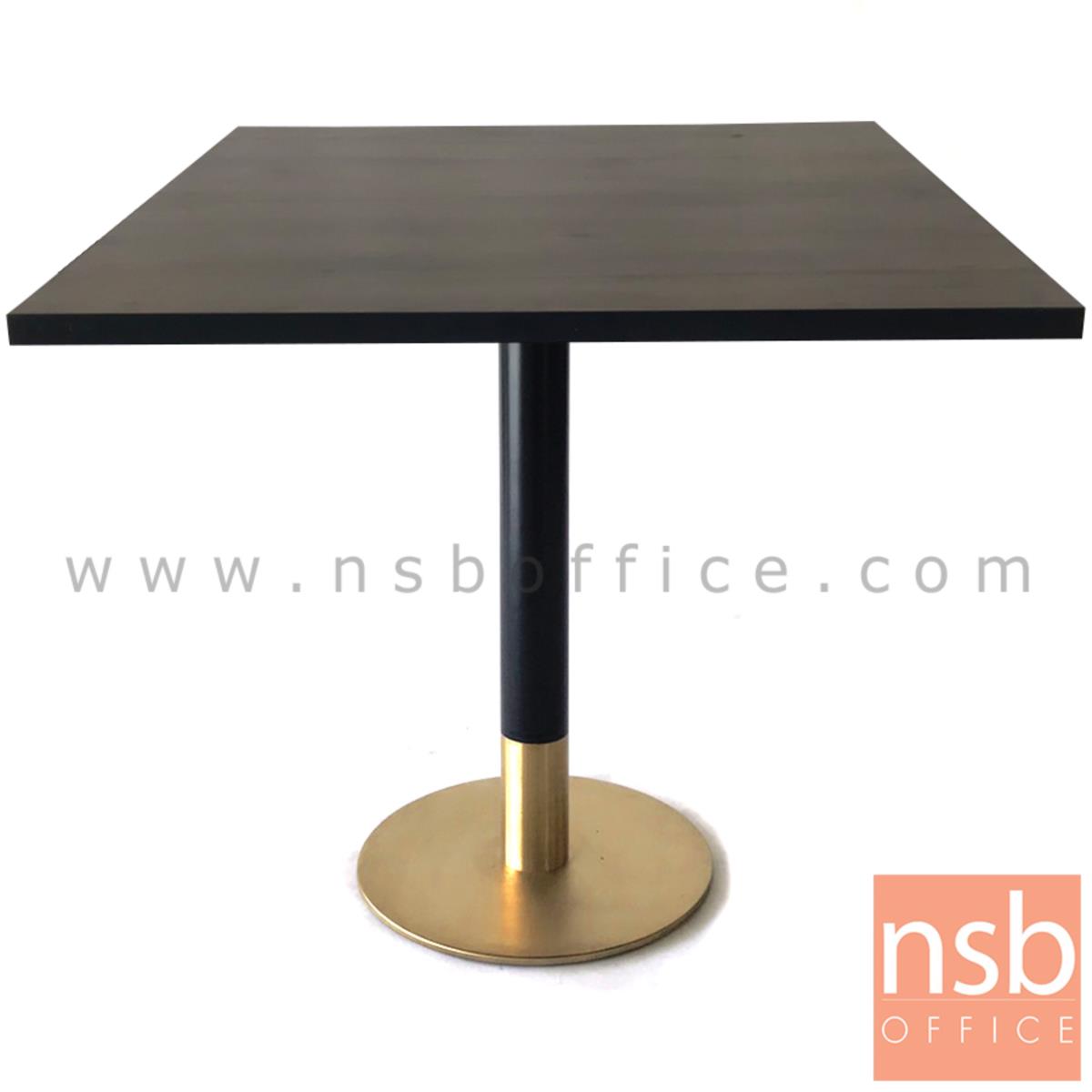 ขาโต๊ะบาร์จานกลม (สีดำ-ทอง) BLACKGOLD  
