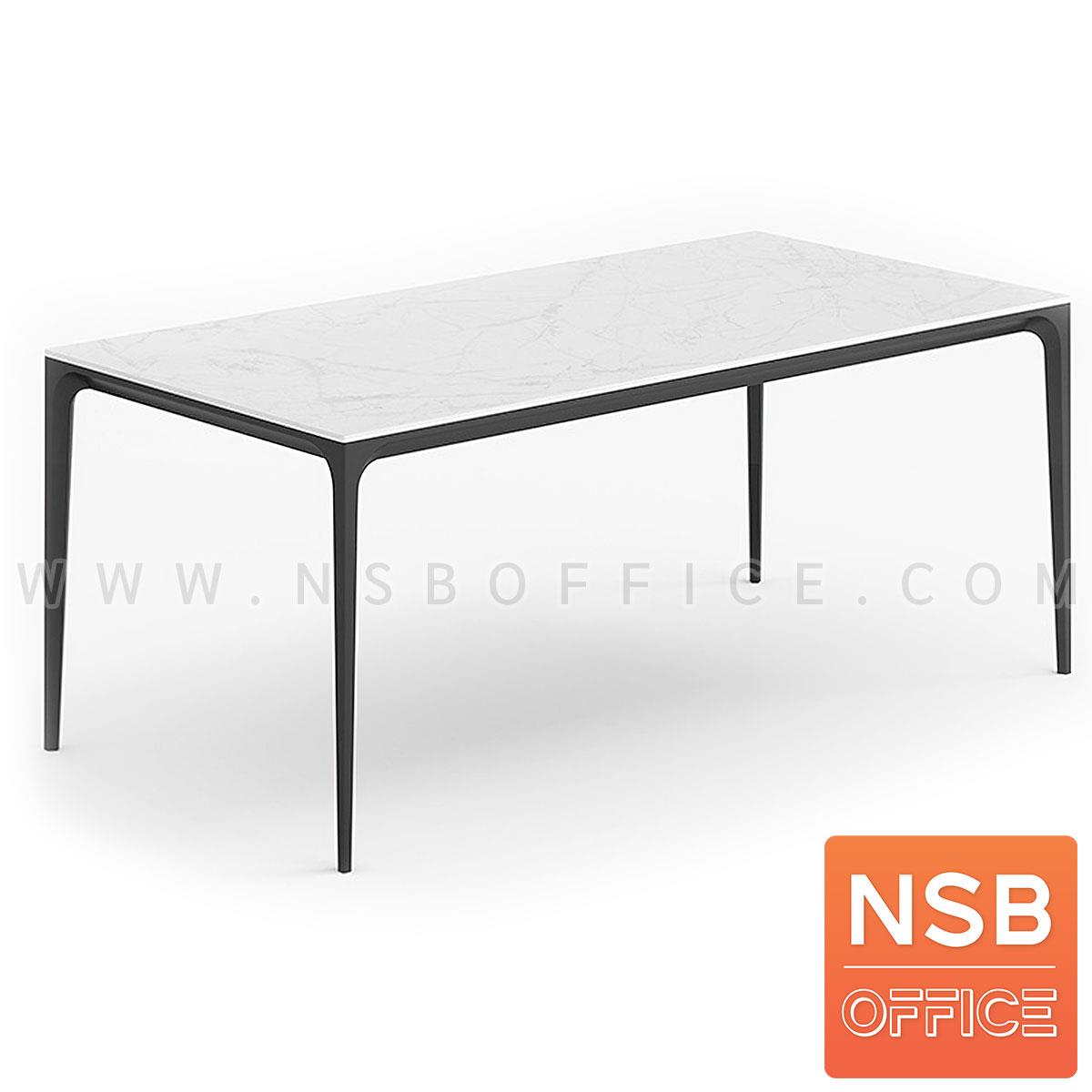 A05A233:โต๊ะทรงสี่เหลี่ยม รุ่น Flexcil (เฟล็กซิล) ขนาด 240W*120D cm. ขาเหล็กสีเทาเข้ม