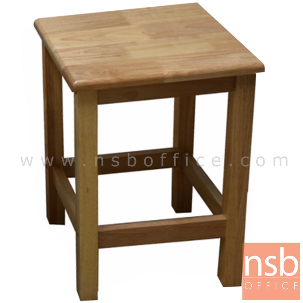 B09A211:เก้าอี้เหลี่ยมไม้ยางพารา รุ่น HAZELNUT (ฮาเซลนัท) ขนาด 35W cm. 