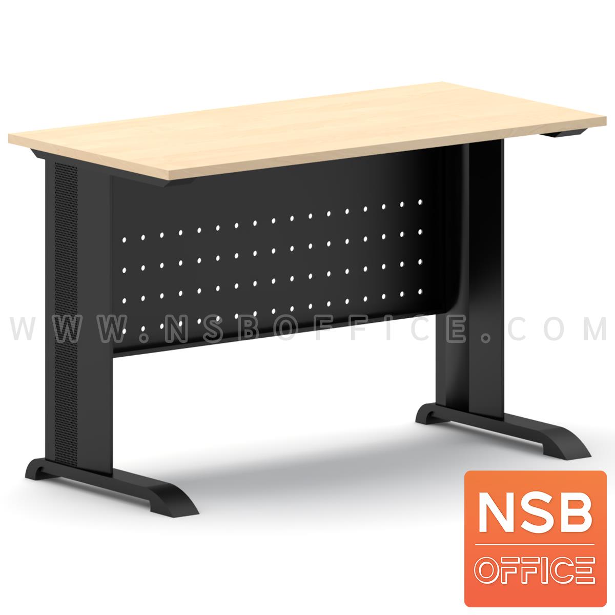A10A082:โต๊ะโล่ง รุ่น Ultimate (อัลทิเมต) ขนาด 120W, 150W cm.  โครงขาเหล็กสีดำ