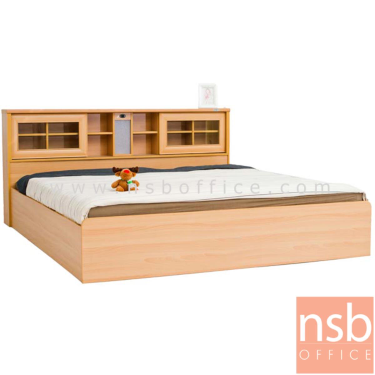 เตียงนอนไม้ รุ่น NSB-SARIKA ขนาด 5ฟุต (มีสต๊อก 5 ชุด สีบีช)   