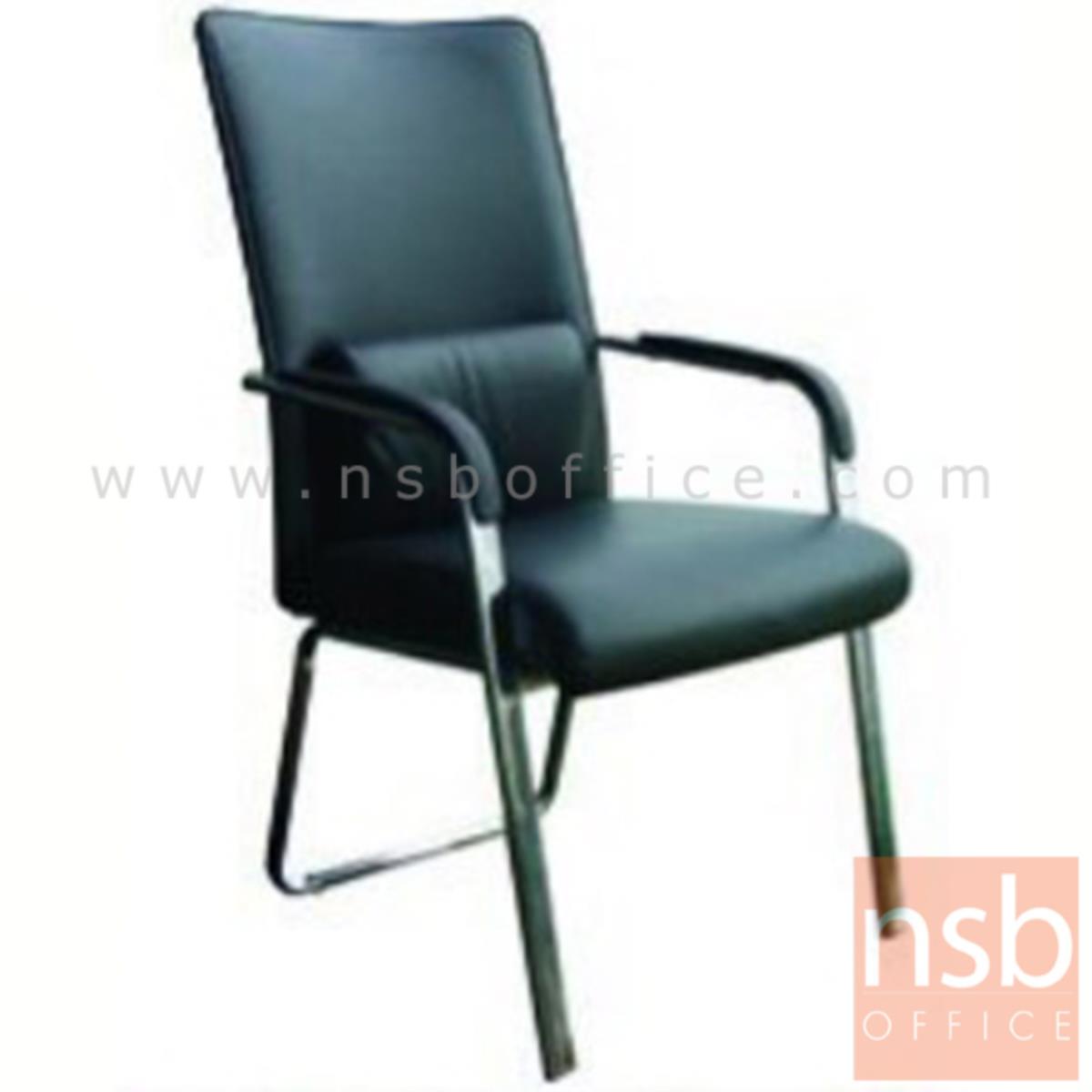เก้าอี้รับแขก รุ่น ID-ZM4 หุ้มหนังเทียม โครงขาเหล็ก 