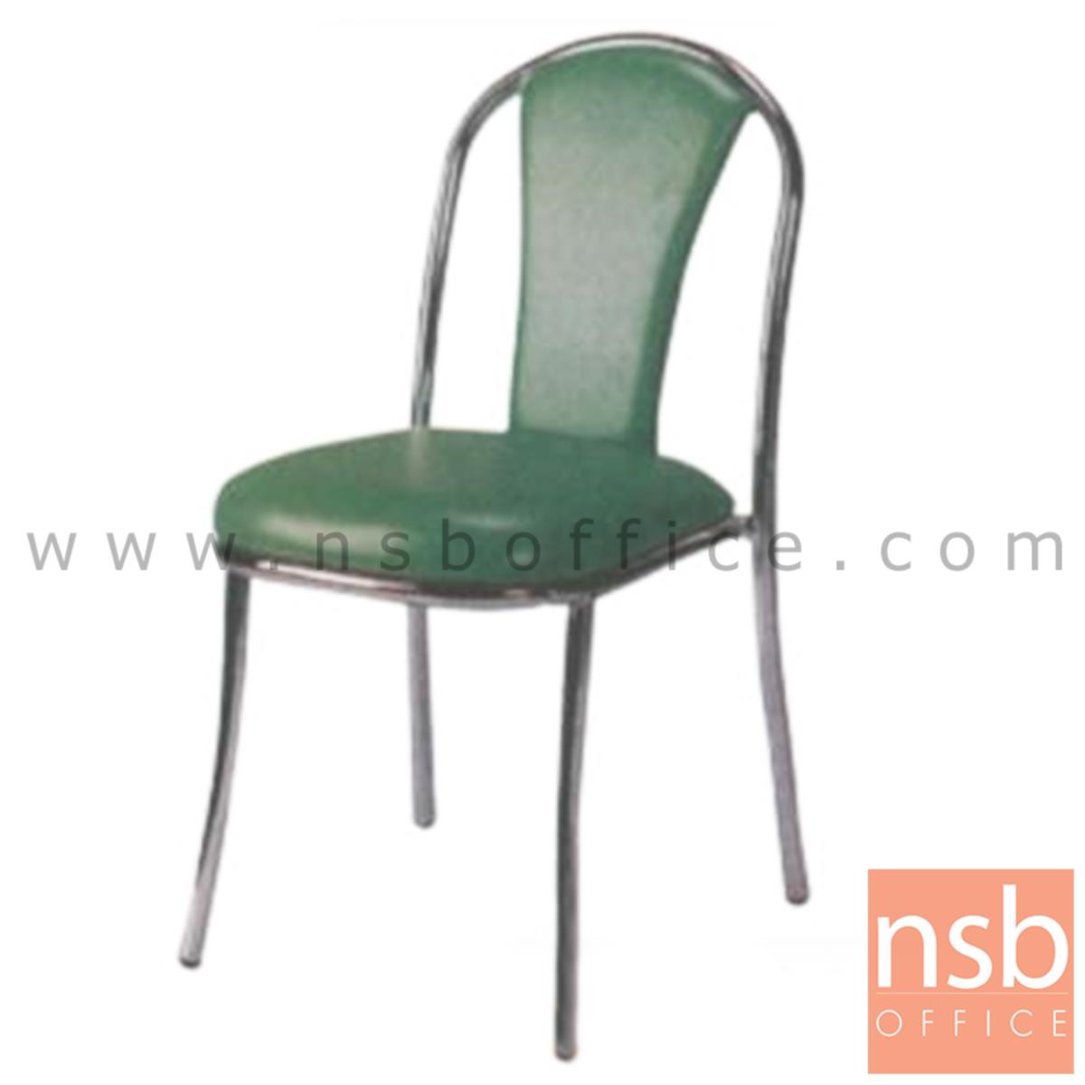 B05A076:เก้าอี้อเนกประสงค์ รุ่น KSS-83  ขาเหล็กชุบโครเมี่ยม