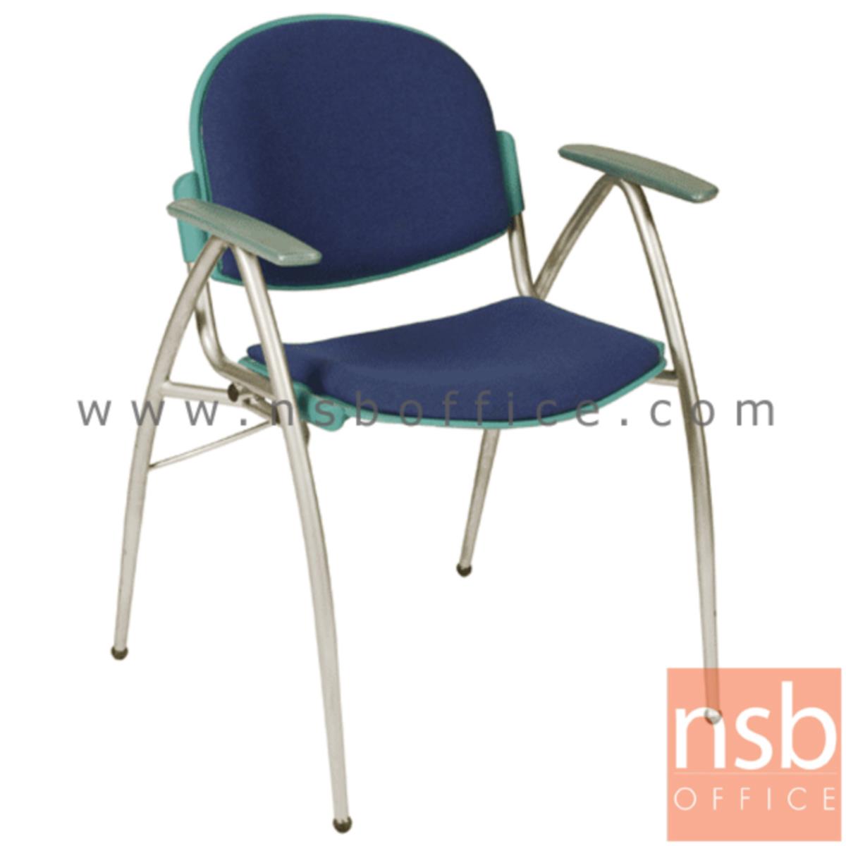B05A069:เก้าอี้อเนกประสงค์เฟรมโพลี่ รุ่น A946-346  ขาเหล็กพ่นสีเทา