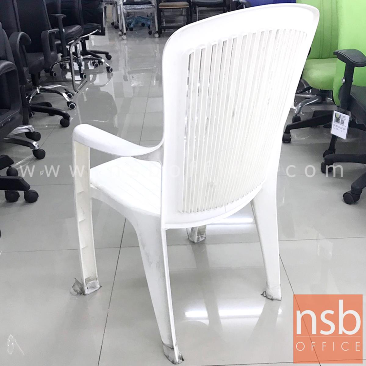 เก้าอี้พลาสติกล้วนสีขาว  ขนาด 44W*91H cm. (STOCK-1 ตัว) 