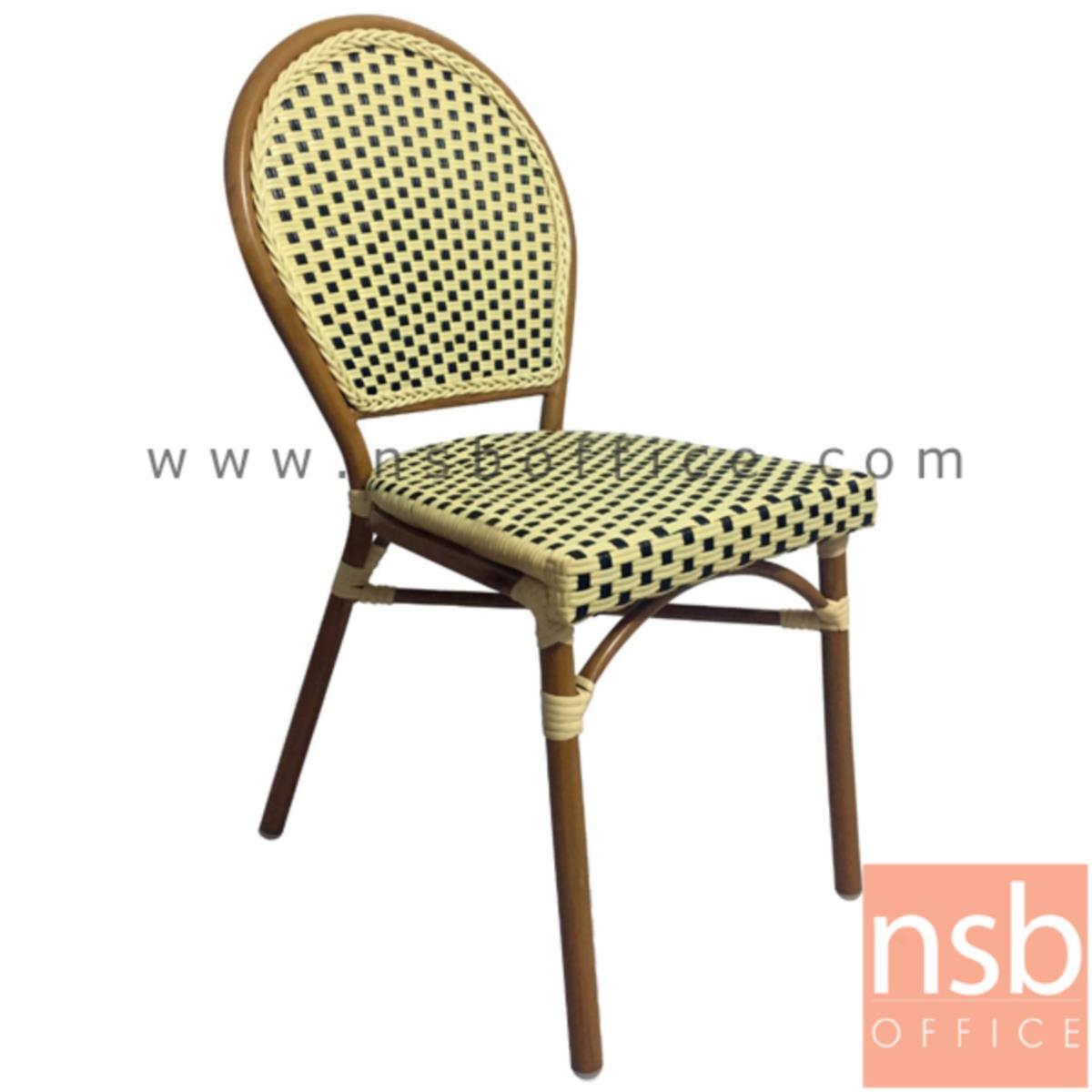 เก้าอี้สนามหวายเทียมสาน รุ่น General lite ไม่มีท้าวแขน (ใช้กับโต๊ะหวายฯ รุ่น G08A235)   