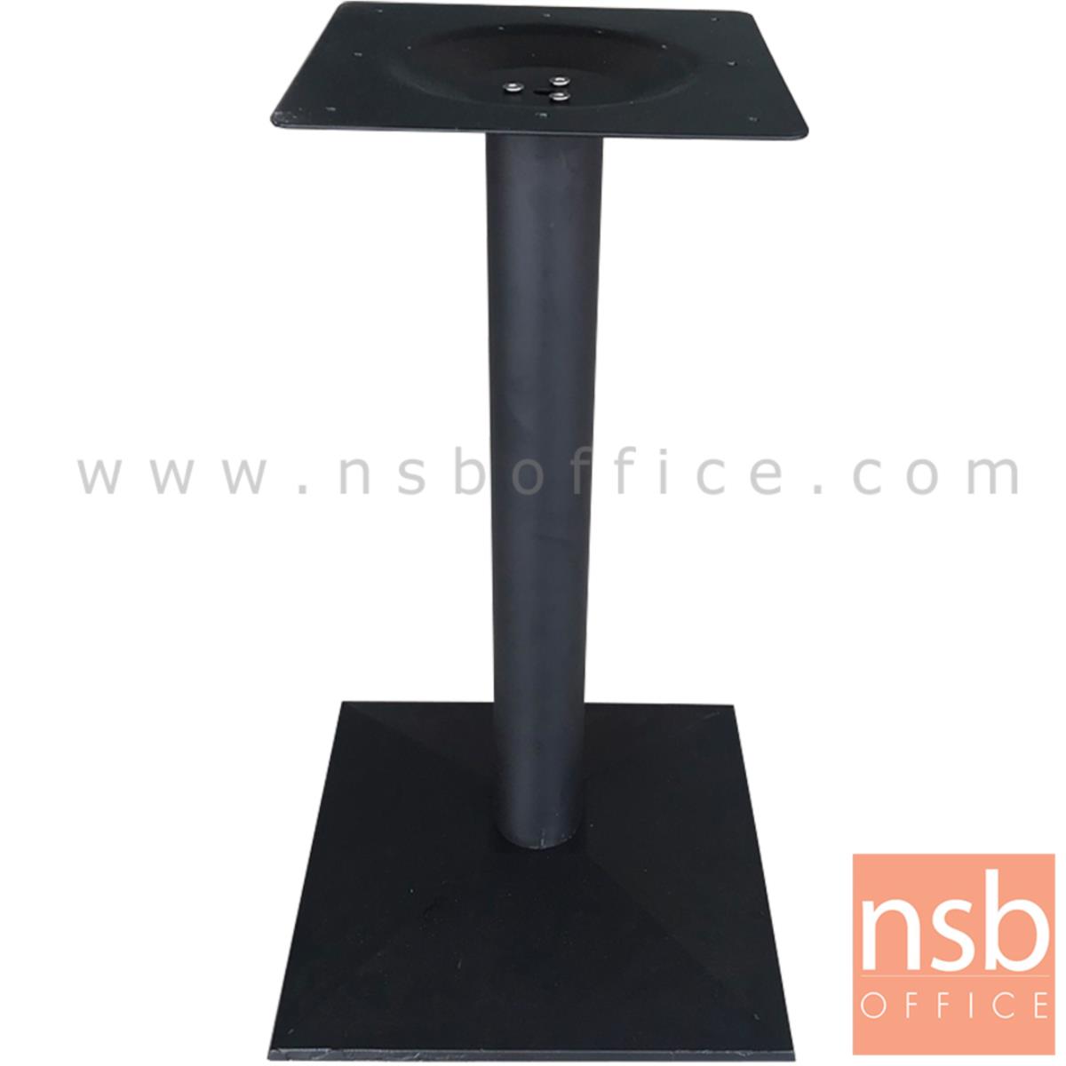 J02A005:ขาโต๊ะบาร์ทรงสี่เหลี่ยมปิรามิด สีดำ รุ่น PIRAMID  