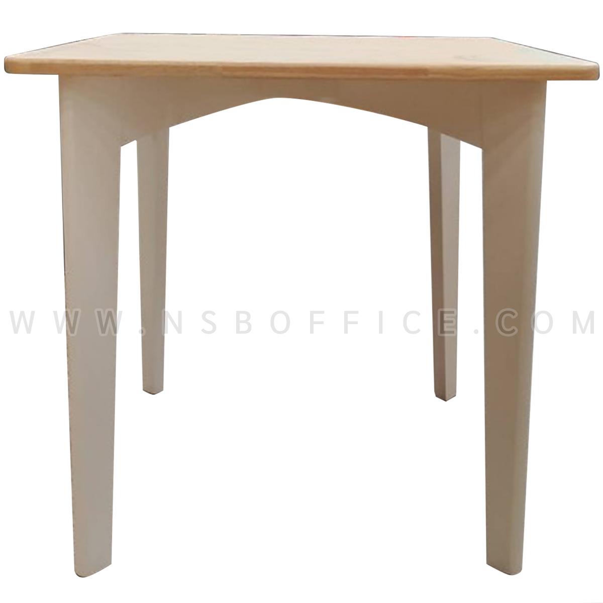 G20A028:โต๊ะไม้ยางพารา รุ่น Mina (มินะ) ขนาด 70W*70D cm. 