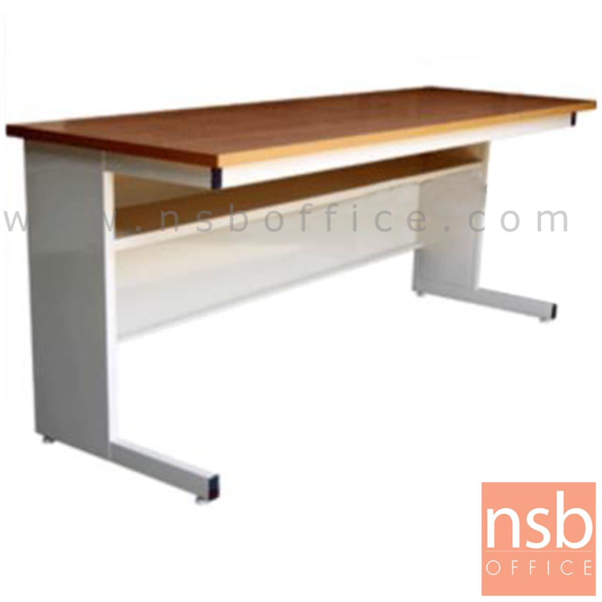 A05A061:โต๊ะประชุมตรง รุ่น Avery (เอเวอรี่) ขนาด 119.7W ,152.5W ,182.5W cm.  ขาเหล็กขาตัวแอล