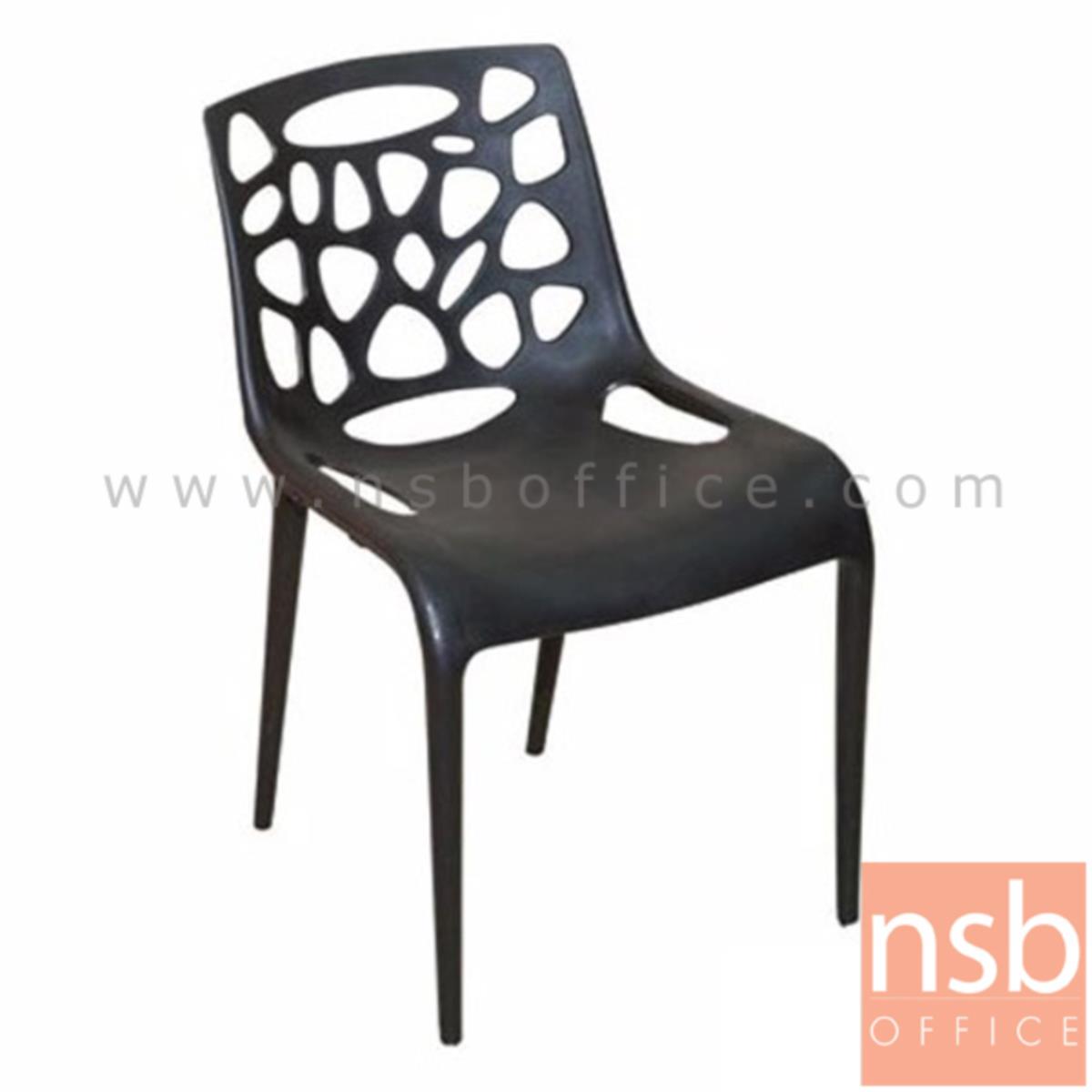 B11A038:เก้าอี้พลาสติกล้วน(PP) รุ่น Eiffel (ไอเฟล) ขนาด 57W cm. 