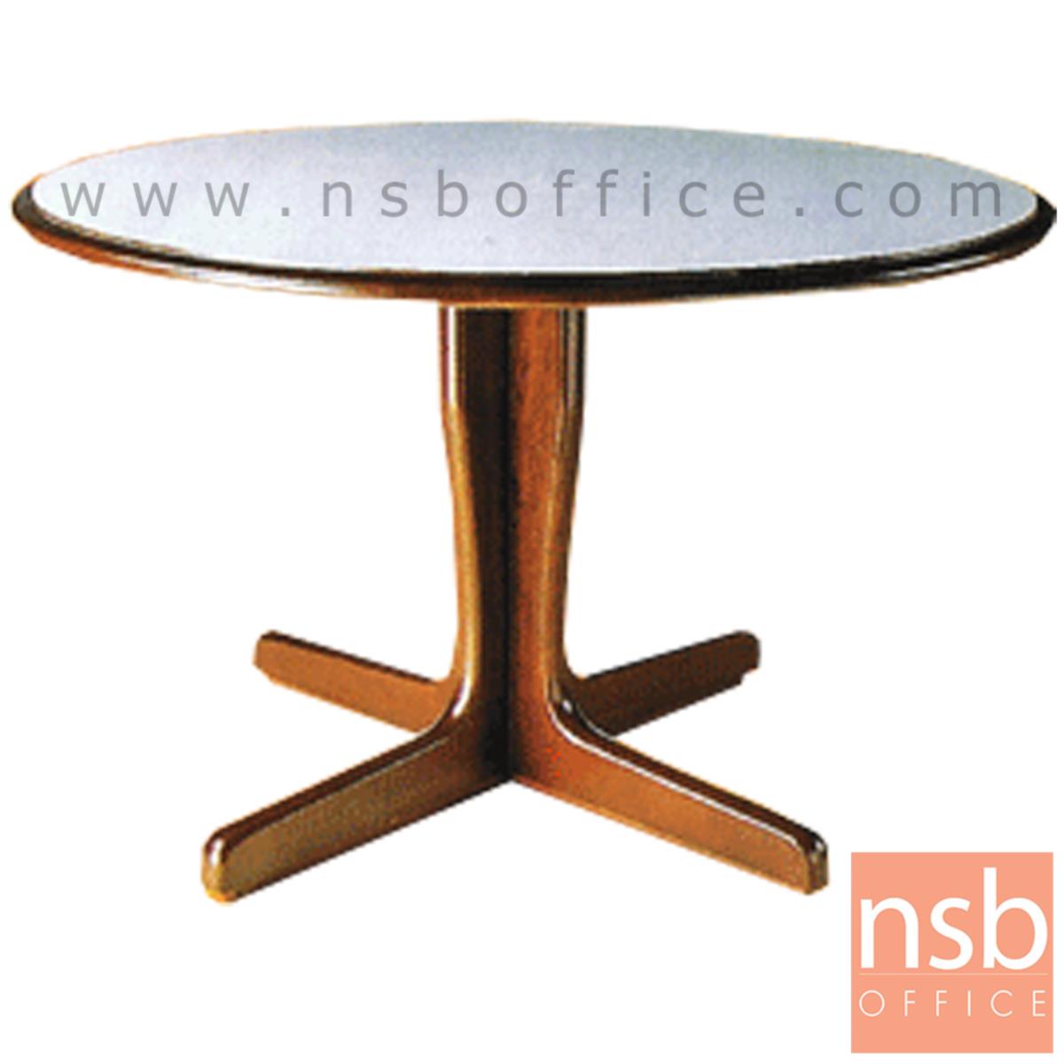A05A040:โต๊ะประชุมทรงวงกลม  4 ,5 ,8 ,10 ที่นั่ง ขนาด 90Di, 120Di, 150Di, 180Di cm.  ขาไม้