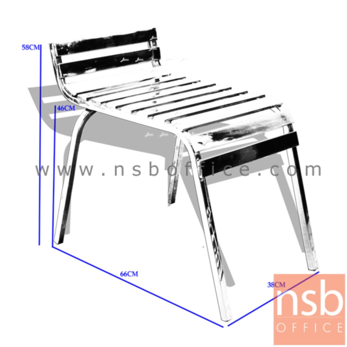 เก้าอี้อเนกประสงค์สเตนเลส รุ่น J-KJ-381 (ผลิตจากสเตนเลสเหลี่ยม)   
