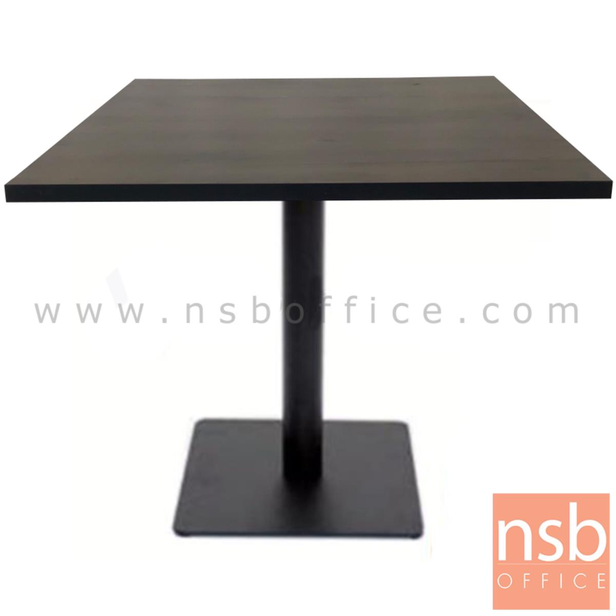 ขาโต๊ะบาร์สี่เหลี่ยมแบบแบน SQ-BLACK  