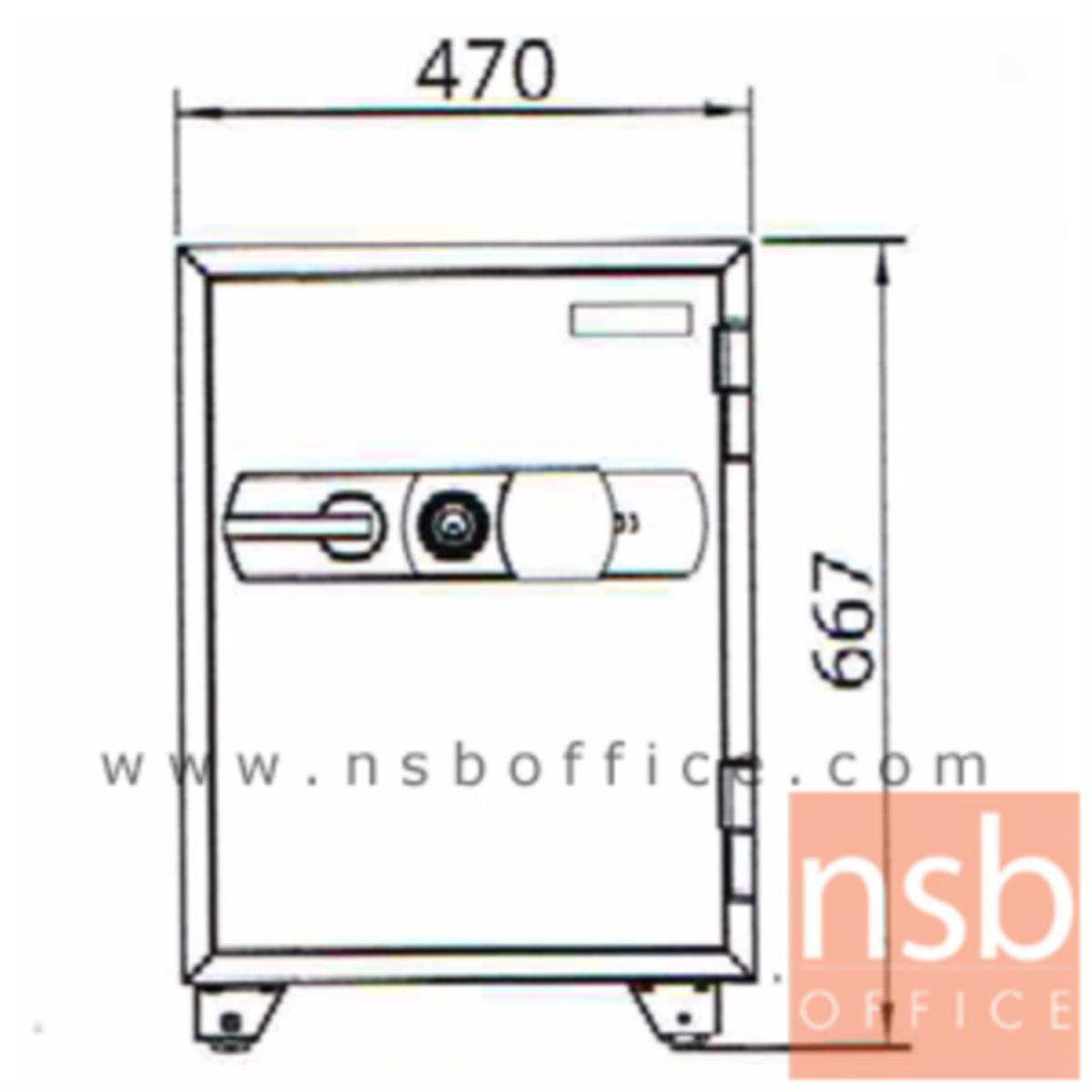  ตู้เซฟดิจิตอล 105 กก. รุ่น PRESIDENT-SMD  มี 1 กุญแจ 1 รหัส (รหัสกด digital)