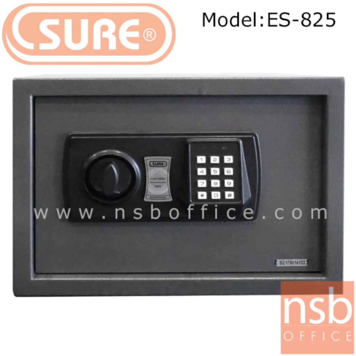 ตู้เซฟดิจตอล SR-ES825 น้ำหนัก 5.5 กก. (1 รหัสกด / ปุ่มหมุนบิด)   