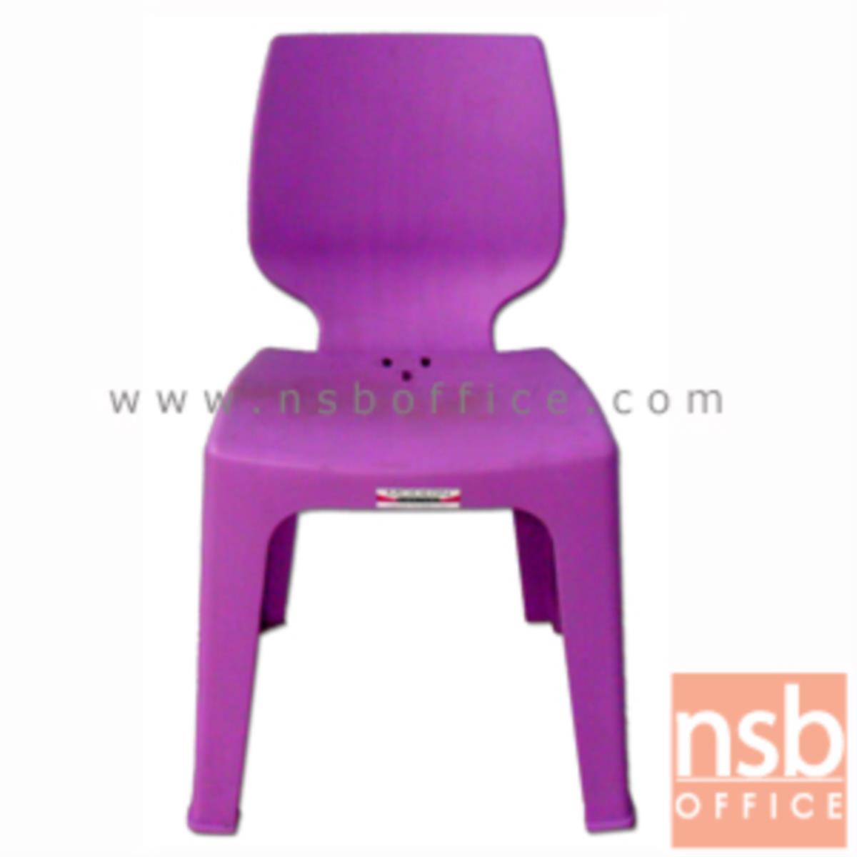 B10A077:เก้าอี้พลาสติก รุ่น CD-MD-02 ซ้อนเก็บได้ (พลาสติกเกรด A) 