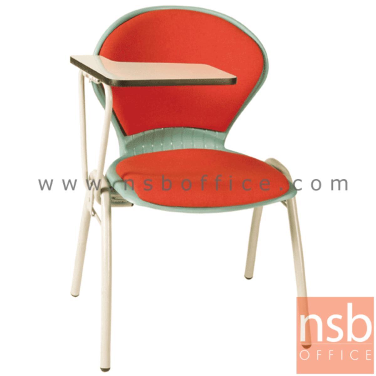 B07A054:เก้าอี้เลคเชอร์เฟรมโพลี่ รุ่น C176-566 ขาเหล็กพ่นสี